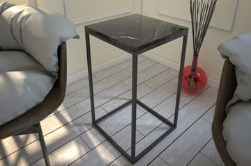 Falan Sidobord 35 cm - Svart/Vit - Möbler - Vardagsrum - Soffbord & vardagsrumsbord - Sidobord & lampbord