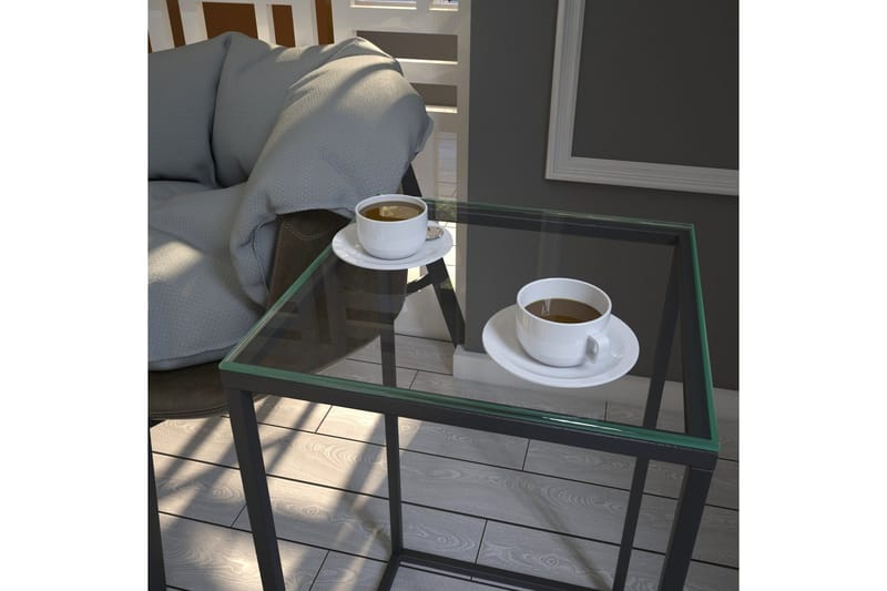 Falan Sidobord 35 cm - Transparent - Möbler - Vardagsrum - Soffbord & vardagsrumsbord - Sidobord & lampbord