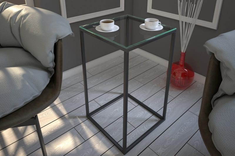 Falan Sidobord 35 cm - Transparent - Möbler - Vardagsrum - Soffbord & vardagsrumsbord - Sidobord & lampbord