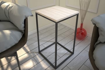 Falan Sidobord 35 cm - Vit - Möbler - Vardagsrum - Soffbord & vardagsrumsbord - Sidobord & lampbord