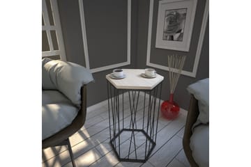 Falan Sidobord 40 cm Hexagon - Grå - Möbler - Vardagsrum - Soffbord & vardagsrumsbord - Sidobord & lampbord