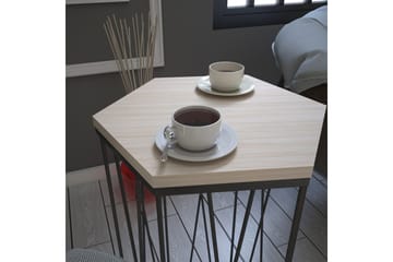 Falan Sidobord 40 cm Hexagon - Grå - Möbler - Vardagsrum - Soffbord & vardagsrumsbord - Sidobord & lampbord