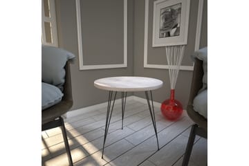 Falan Sidobord 40 cm - Vit - Möbler - Vardagsrum - Soffbord & vardagsrumsbord - Sidobord & lampbord