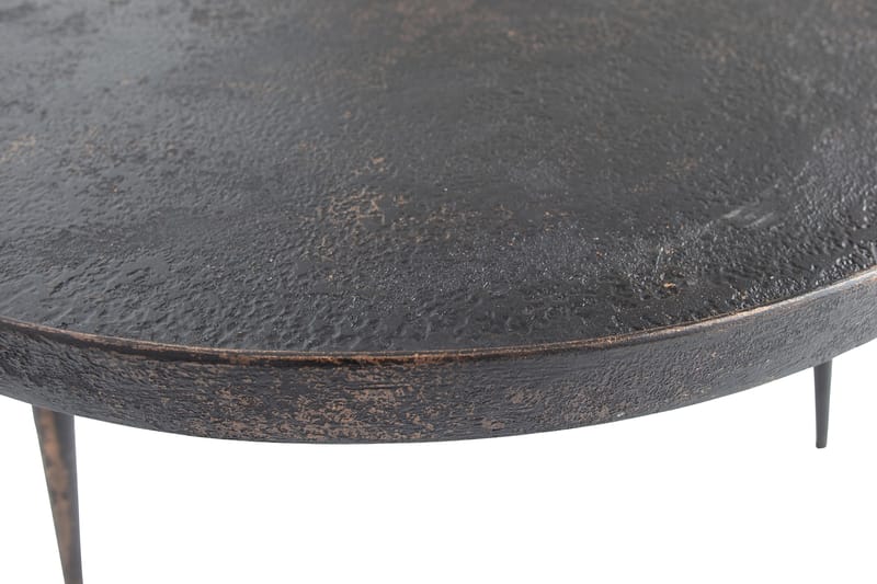 FAUXE Sidobord 58 Runt Guld - Guld - Möbler - Vardagsrum - Soffbord & vardagsrumsbord - Sidobord & lampbord