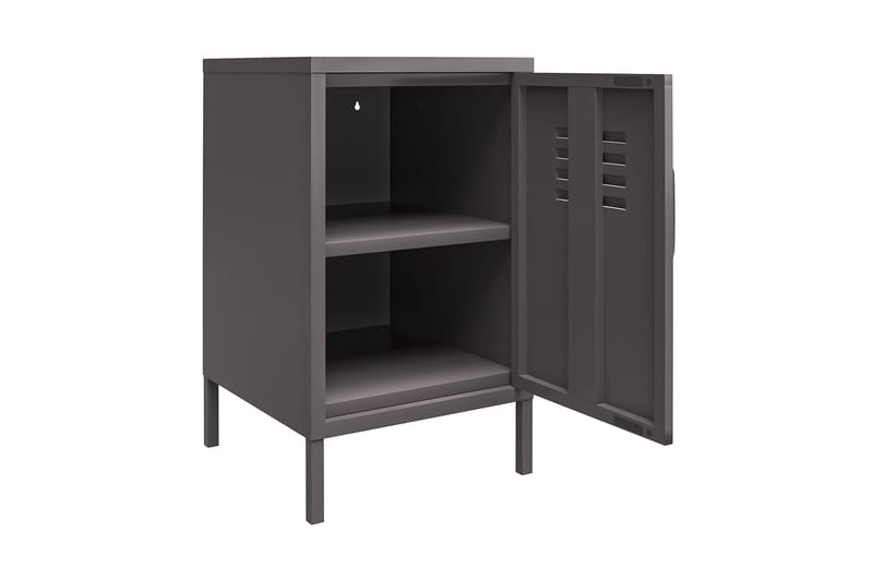 Franklin Sidobord 38x40 cm Grå - Dorel Home - Möbler - Vardagsrum - Soffbord & vardagsrumsbord - Sidobord & lampbord