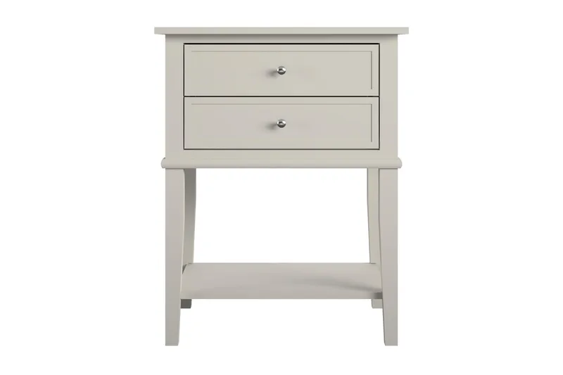 Franklin Sidobord 56x39 cm Beige - Queer Eye - Möbler - Vardagsrum - Soffbord & vardagsrumsbord - Sidobord & lampbord