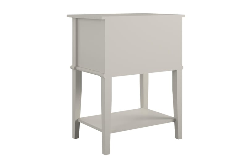 Franklin  Sidobord 56x39 cm Beige - Möbler - Vardagsrum - Soffbord & vardagsrumsbord - Sidobord & lampbord