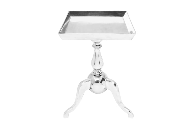 Sidobord fyrkantigt aluminium silver - Silver - Brickbord - Bord - Sidobord & lampbord
