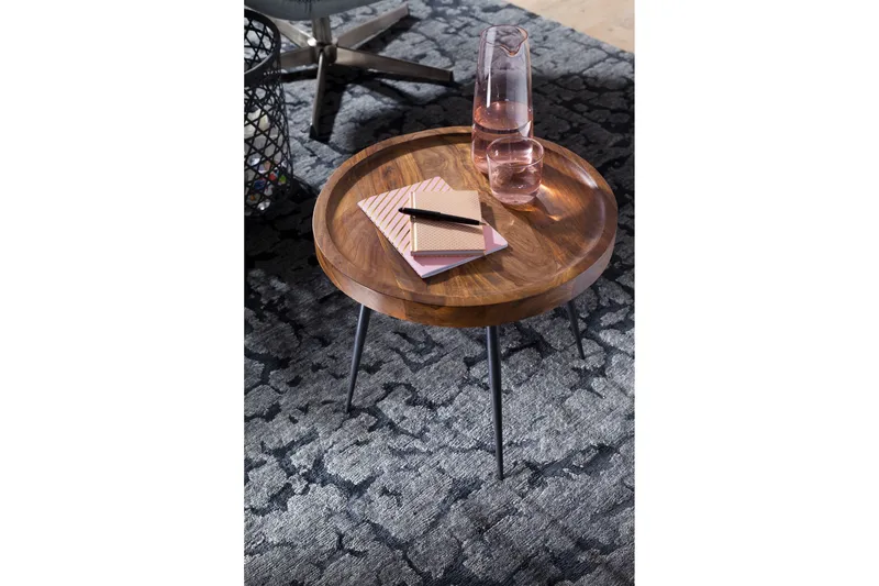 Gallelli Sidobord 46 cm - Trä/natur - Möbler - Vardagsrum - Soffbord & vardagsrumsbord - Sidobord & lampbord