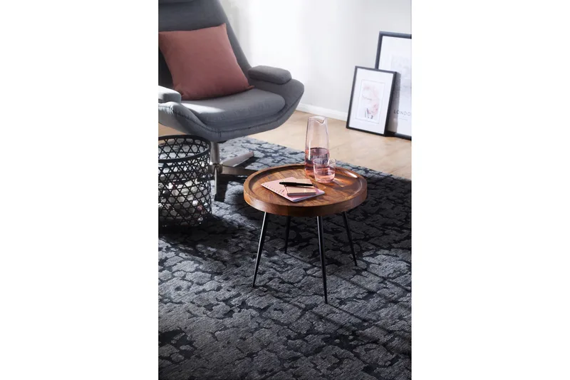 Gallelli Sidobord 46 cm - Trä/natur - Möbler - Vardagsrum - Soffbord & vardagsrumsbord - Sidobord & lampbord