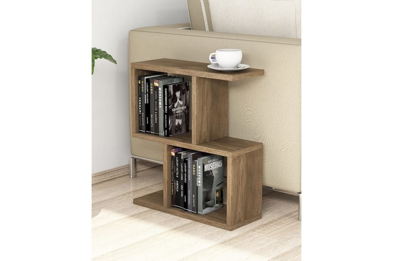 Gersby Sidobord 45 cm - Brun - Möbler - Vardagsrum - Soffbord & vardagsrumsbord - Sidobord & lampbord