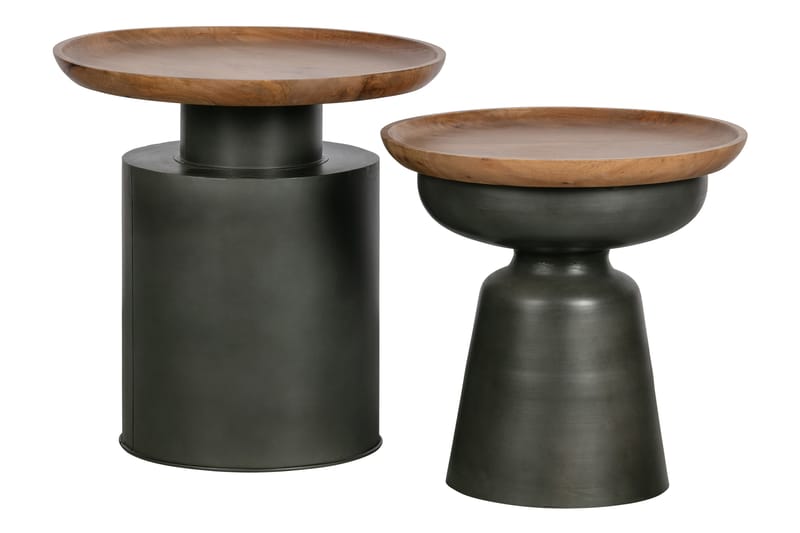 GOODYEAR Sidobord 48 cm Svart - Möbler - Vardagsrum - Soffbord & vardagsrumsbord - Sidobord & lampbord