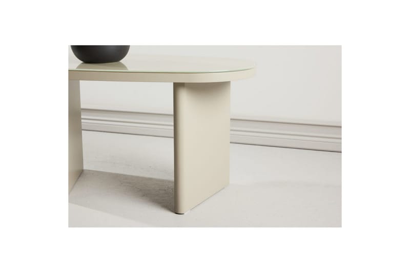 Sidobord Grönvik - Beige, 70 x 45 - Möbler - Vardagsrum - Soffbord & vardagsrumsbord - Brickbord