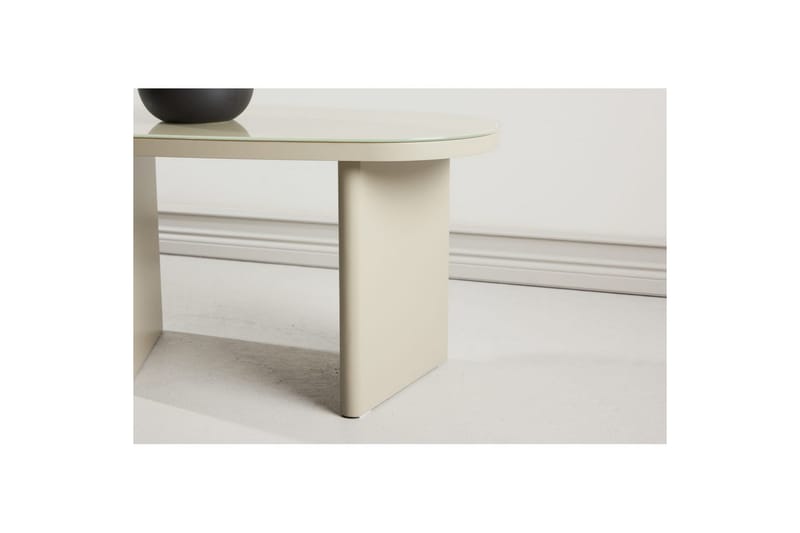 Sidobord Grönvik - Beige, 70 x 45 - Möbler - Vardagsrum - Soffbord & vardagsrumsbord - Brickbord