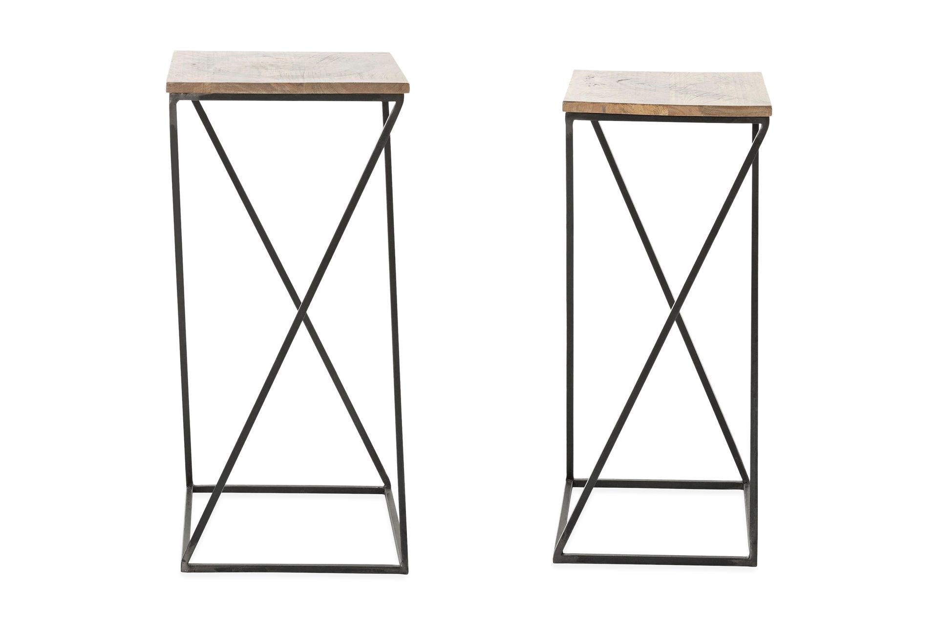 hana sidobord 37 2-pack svart -