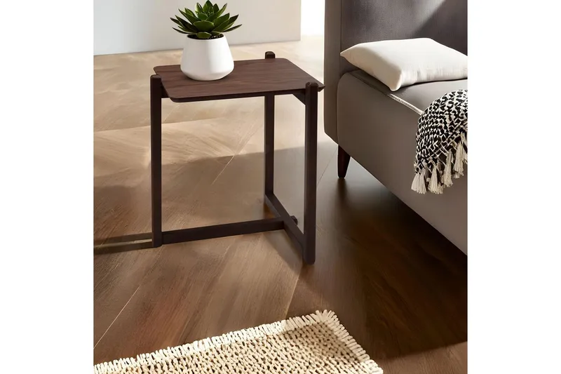 Sidobord Harven Valnöt - Mörkbrun - Möbler - Vardagsrum - Soffbord & vardagsrumsbord - Brickbord