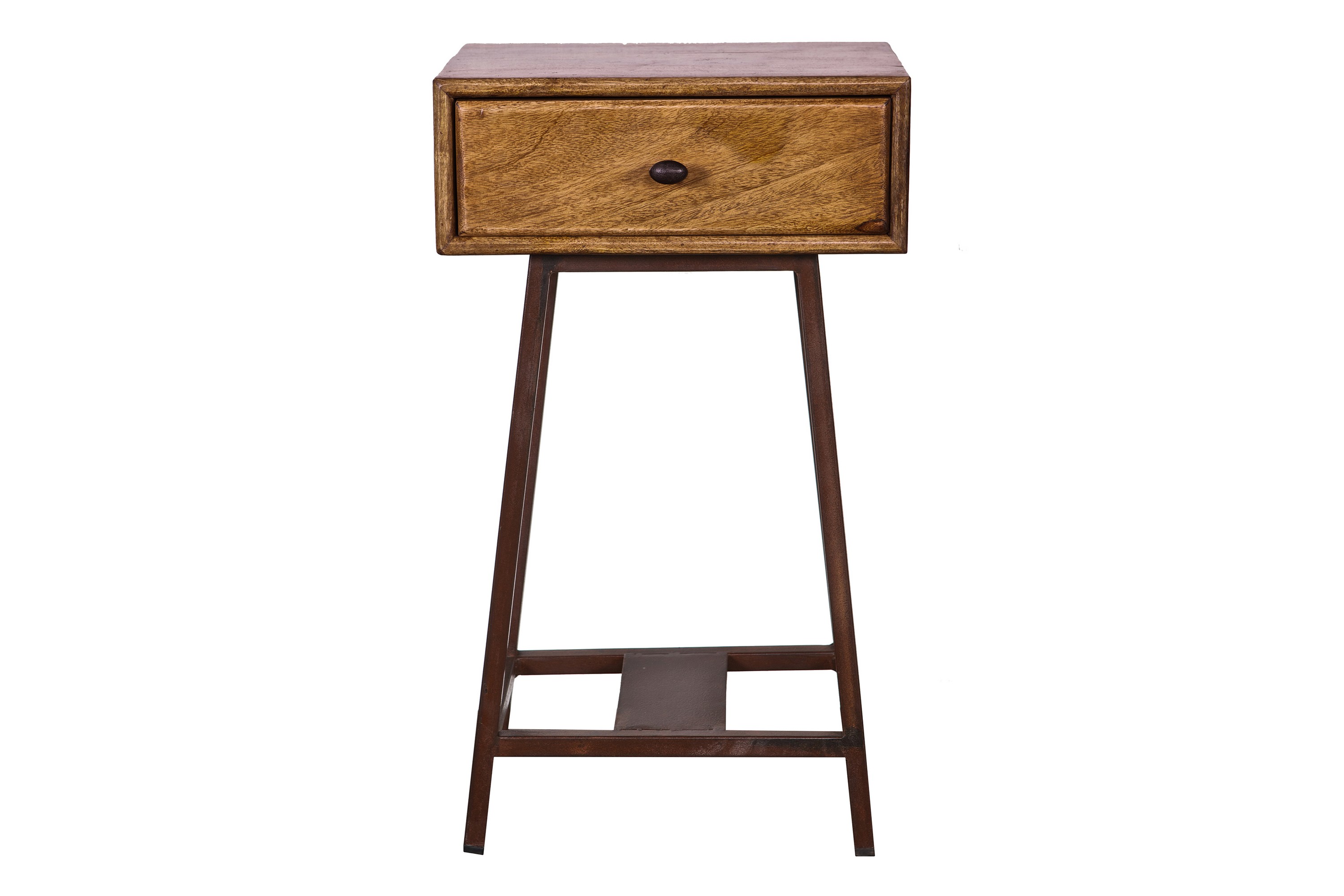 heirani sidobord 45 natur/metall -