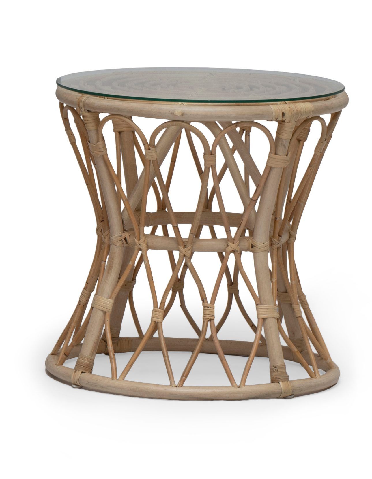 sidobord hillerstorp lyckesö ø50 cm - natur