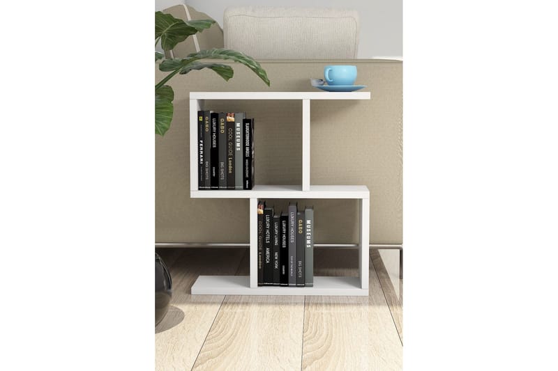 Huskey Sidobord 45 cm - Vit - Möbler - Vardagsrum - Soffbord & vardagsrumsbord - Sidobord & lampbord