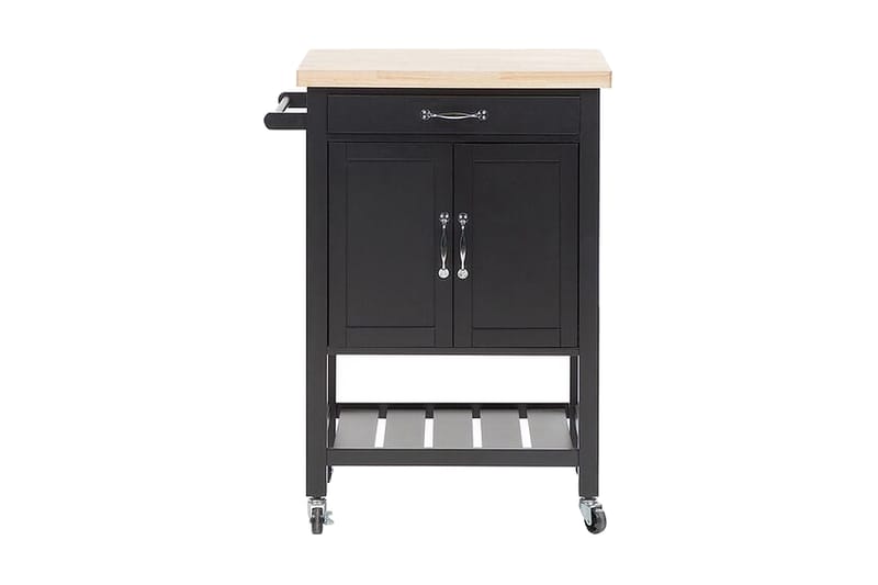 JEREZ Serveringsvagn Svart - Möbler - Vardagsrum - Soffbord & vardagsrumsbord - Sidobord & lampbord
