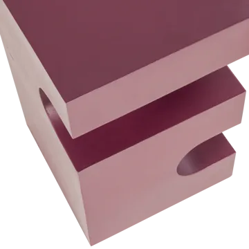 Sidobord Jessa 30 cm - Lila/Brun - Möbler - Vardagsrum - Soffbord & vardagsrumsbord - Brickbord