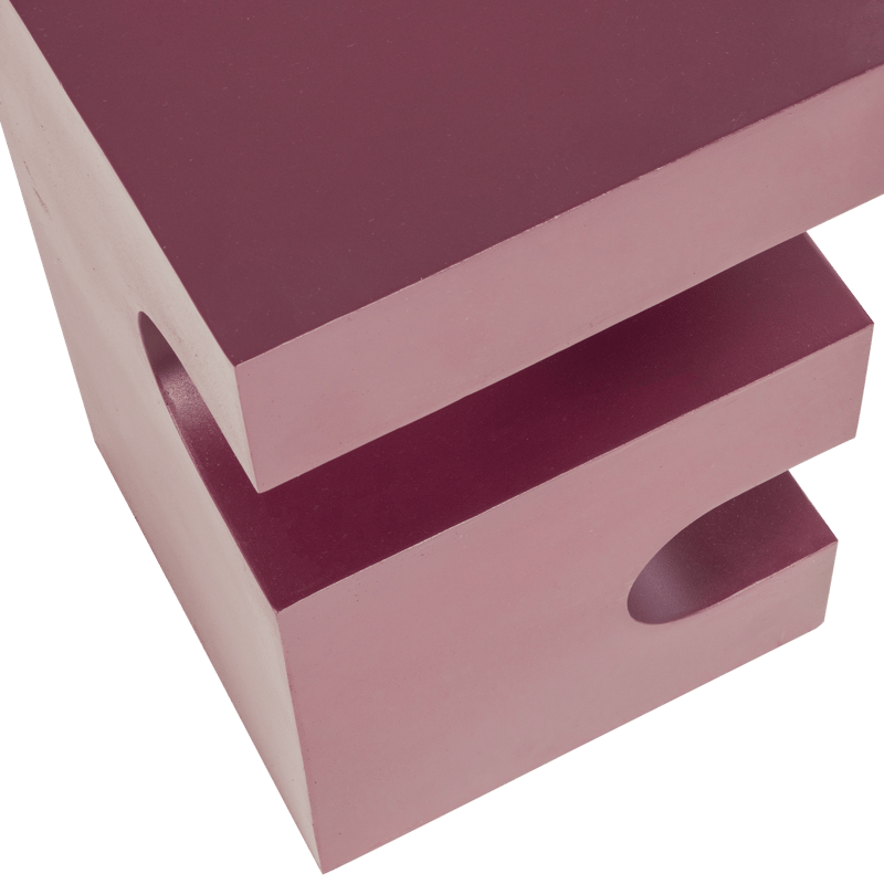 Sidobord Jessa 30 cm - Lila/Brun - Möbler - Vardagsrum - Soffbord & vardagsrumsbord - Brickbord