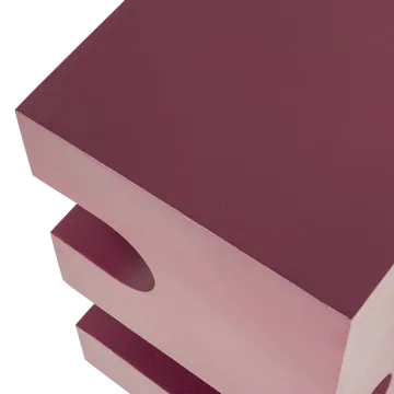 Sidobord Jessa 30 cm - Lila/Brun - Möbler - Vardagsrum - Soffbord & vardagsrumsbord - Brickbord