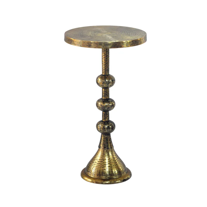 Junora Sidobord 30 cm Industriell stil, antikguld