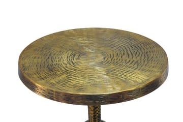 Junora Sidobord 30 cm Industriell stil - antikguld - Möbler - Vardagsrum - Soffbord & vardagsrumsbord - Sidobord & lampbord - Piedestal & pelarbord
