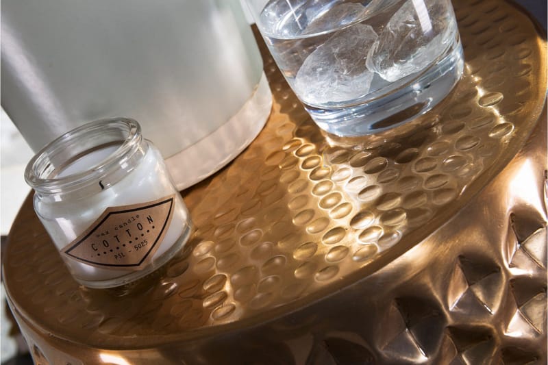 Kalilikane Sidobord 32 cm - Guld - Möbler - Vardagsrum - Soffbord & vardagsrumsbord - Sidobord & lampbord