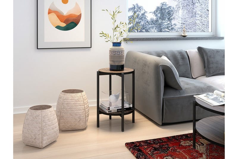 Kintore Sidobord Black - Möbler - Vardagsrum - Soffbord & vardagsrumsbord - Sidobord & lampbord