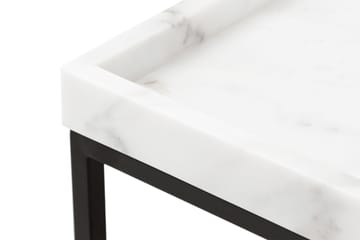 Kungshult Sidobord 60 cm - Vit/Svart - Möbler - Vardagsrum - Soffbord & vardagsrumsbord - Sidobord & lampbord