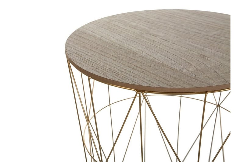 Lanark Sidobord 40 cm - Guld - Möbler - Vardagsrum - Soffbord & vardagsrumsbord - Sidobord & lampbord