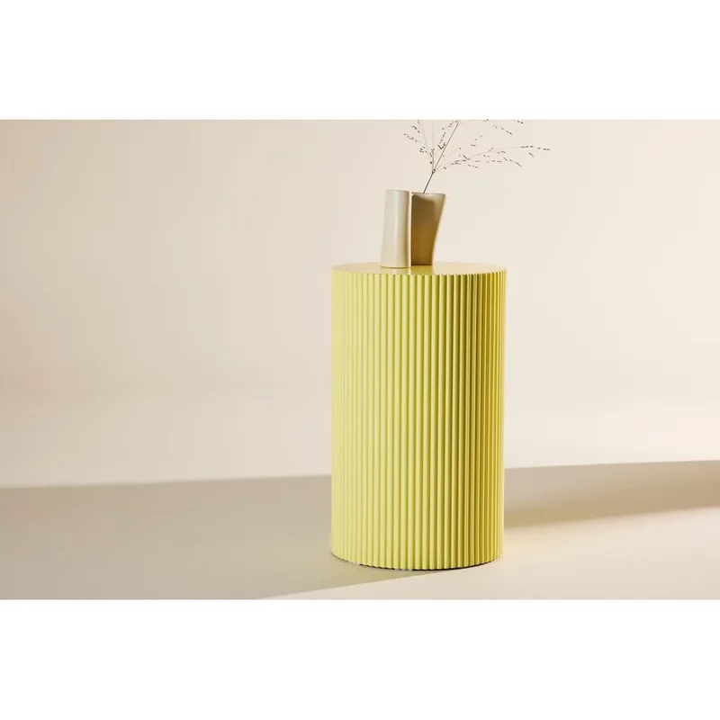 Sidobord Lenox - Gul - Möbler - Vardagsrum - Soffbord & vardagsrumsbord - Sidobord & lampbord