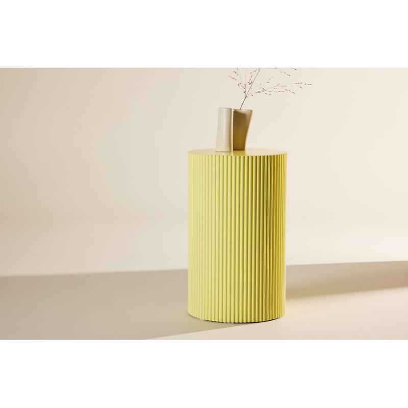 Sidobord Lenox - Gul - Möbler - Vardagsrum - Soffbord & vardagsrumsbord - Sidobord & lampbord