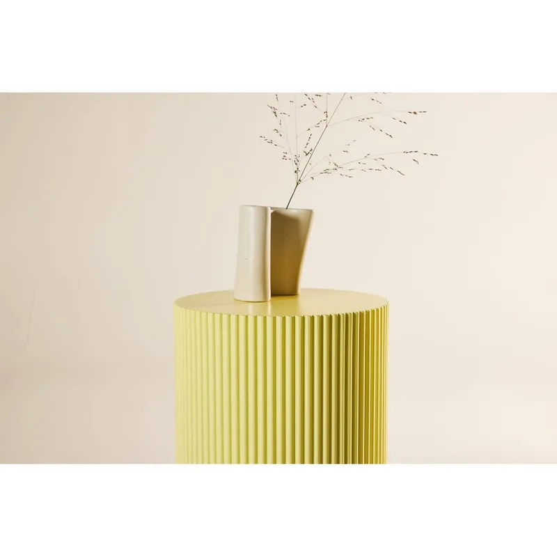 Sidobord Lenox - Gul - Möbler - Vardagsrum - Soffbord & vardagsrumsbord - Sidobord & lampbord