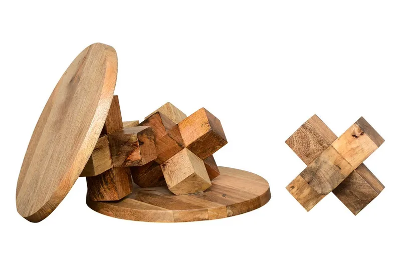 Lithia Sidobord 40 cm Runt - Brun - Möbler - Vardagsrum - Soffbord & vardagsrumsbord - Sidobord & lampbord