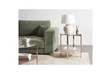Sidobord Lovell Guld, ljust trä - Guld, ljust trä - Möbler - Vardagsrum - Soffbord & vardagsrumsbord - Brickbord