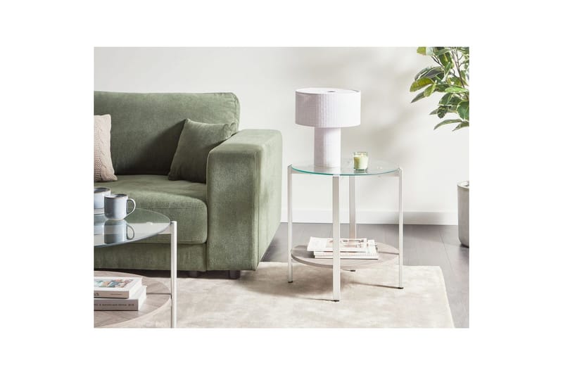 Sidobord Lovell Silver, ljust trä - Silver, ljust trä - Möbler - Vardagsrum - Soffbord & vardagsrumsbord - Brickbord