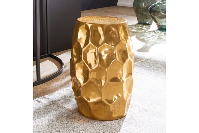 Lueken Sidobord 30 cm - Guld - Möbler - Vardagsrum - Soffbord & vardagsrumsbord - Sidobord & lampbord