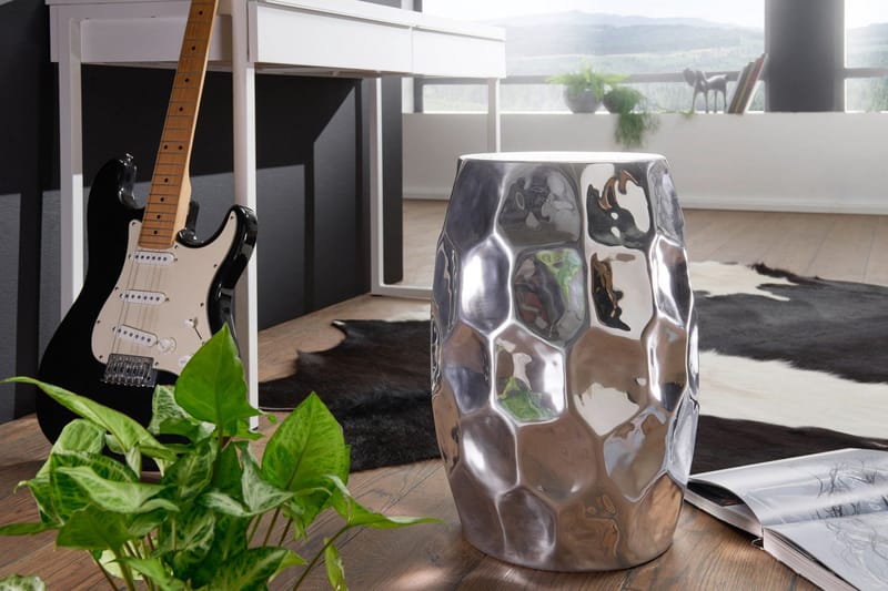 Lueken Sidobord 30 cm - Silver - Möbler - Vardagsrum - Soffbord & vardagsrumsbord - Sidobord & lampbord