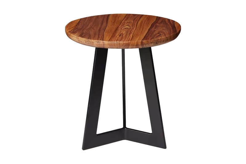MACAIRE Sidobord 35 cm Brun - Möbler - Vardagsrum - Soffbord & vardagsrumsbord - Sidobord & lampbord