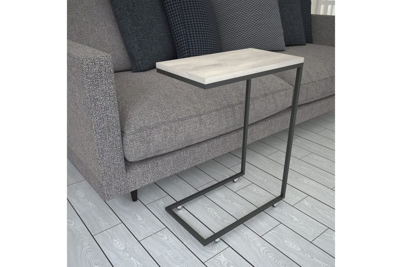 Maddeson Sidobord 46 cm - Ljus Natur/Svart - Möbler - Vardagsrum - Soffbord & vardagsrumsbord - Sidobord & lampbord