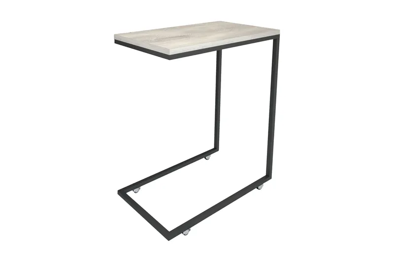 Maddeson Sidobord 46 cm - Ljus Natur/Svart - Möbler - Vardagsrum - Soffbord & vardagsrumsbord - Sidobord & lampbord