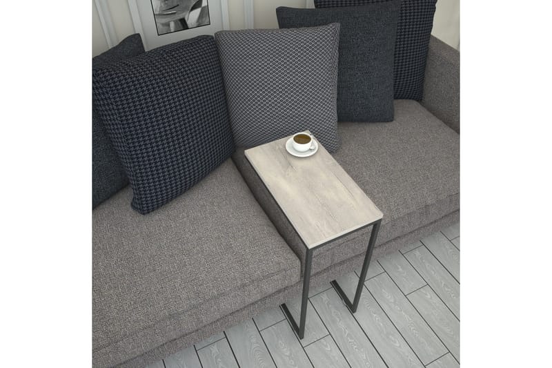 Maddeson Sidobord 46 cm - Ljus Natur/Svart - Möbler - Vardagsrum - Soffbord & vardagsrumsbord - Sidobord & lampbord