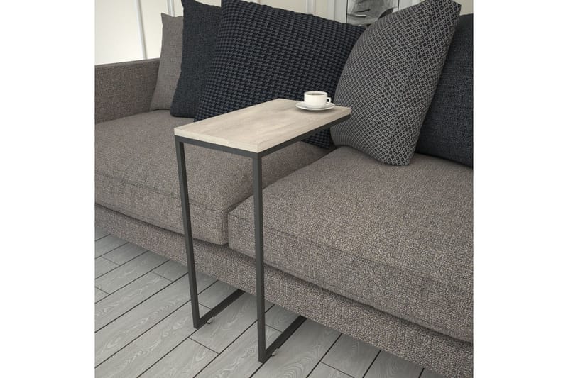 Maddeson Sidobord 46 cm - Ljus Natur/Svart - Möbler - Vardagsrum - Soffbord & vardagsrumsbord - Sidobord & lampbord