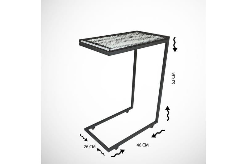 Maddeson Sidobord 46 cm - Svart - Möbler - Vardagsrum - Soffbord & vardagsrumsbord - Sidobord & lampbord