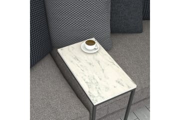 Maddeson Sidobord 46 cm - Svart/Vit - Möbler - Vardagsrum - Soffbord & vardagsrumsbord - Sidobord & lampbord