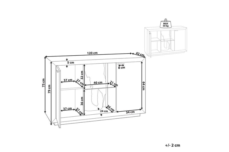 Sidobord Marana - Förvaring - Förvaringsmöbler - Skänkar & sideboards