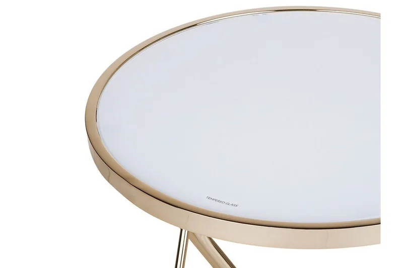 Meerah Sidobord - Vit - Möbler - Vardagsrum - Soffbord & vardagsrumsbord - Sidobord & lampbord